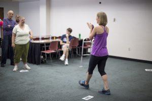 Participants Playing Baseball Game